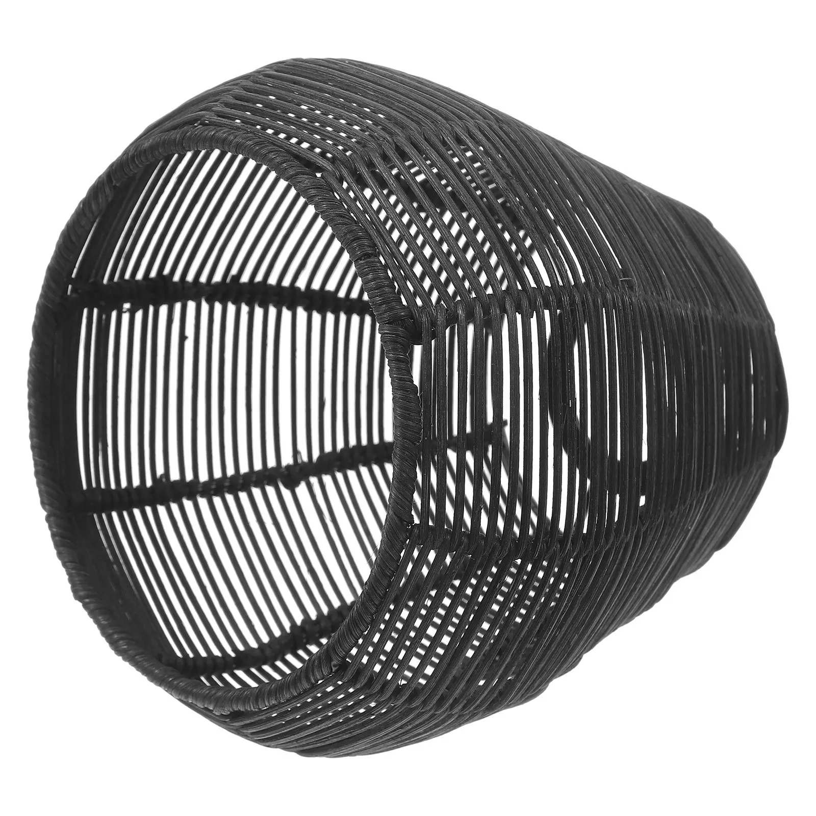 

1pcs Woven Lamp Shade Imitation Rattan Pendant Light Cover For Home Hotel Bar Restaurant Ceiling Lampshade Replacement Boho