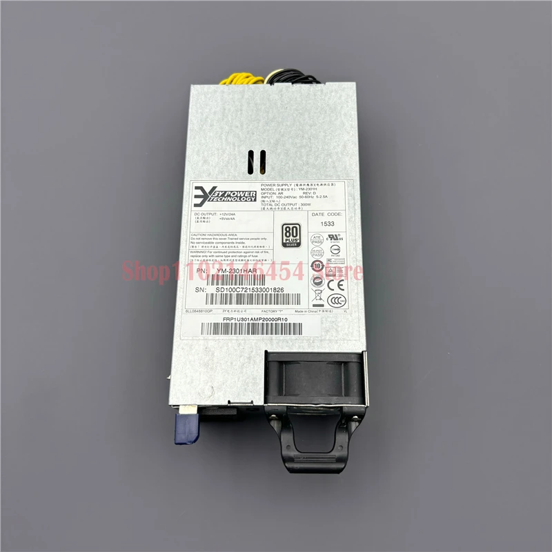 

1PC 3Y Power YM-2301H YM-2301HA01R YM-2301HA03R 300W Server redundant dual power supply