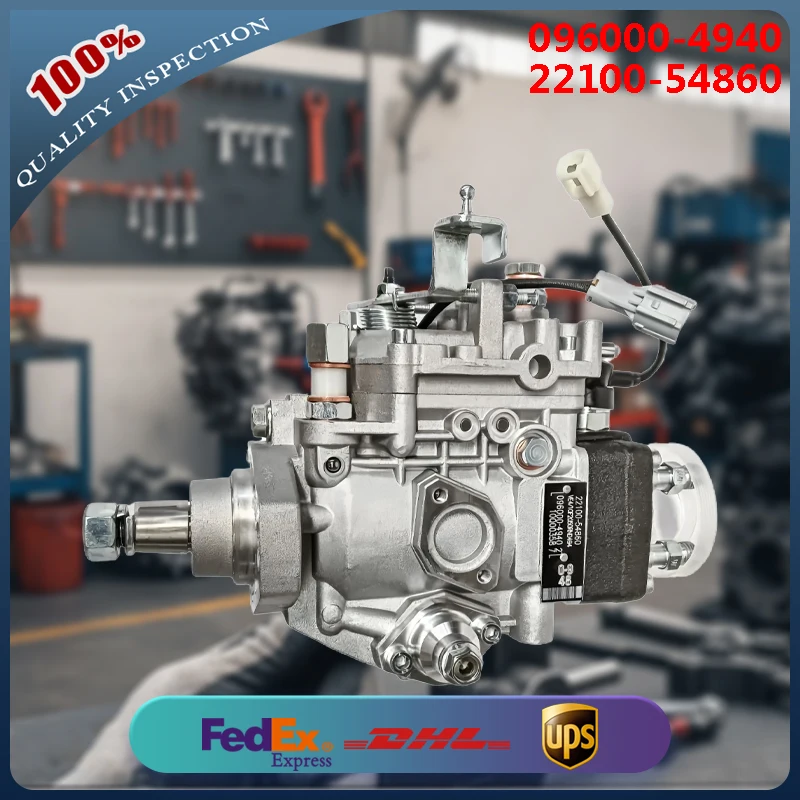 

Fuel injection pump VE pump 096000-4940 22100-54860 is suitable for Hilux Hiace 2.8