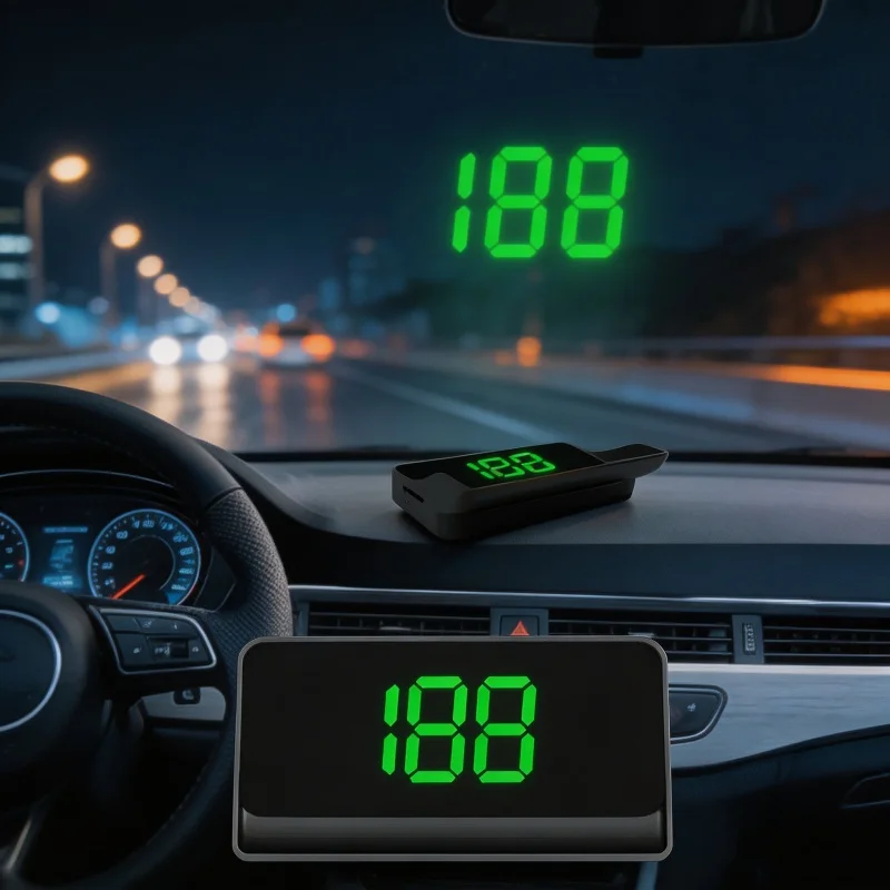 Car High-definition Display KMH Digital HUD Windshield Projection Suitable for All Automotive Electronic Components