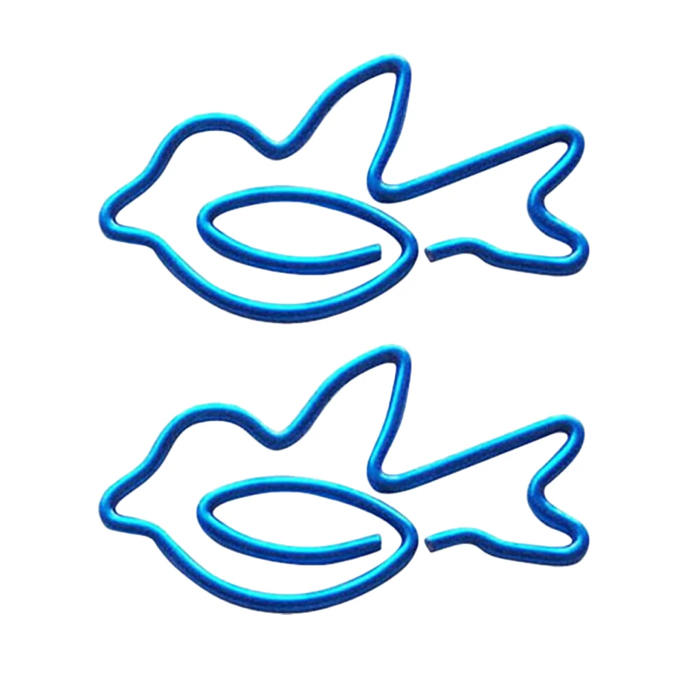 100 Pcs Paper Clip Gift Office Hand Account Essentials Party Decorate Neddles Clips