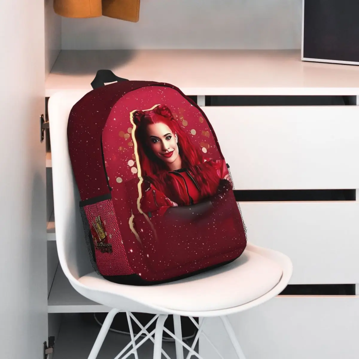 Descendants 4 The Rise Of Red-Kylie Cantrall_90590427 mochilas para niños y niñas, mochilas escolares, bolso de hombro de dibujos animados