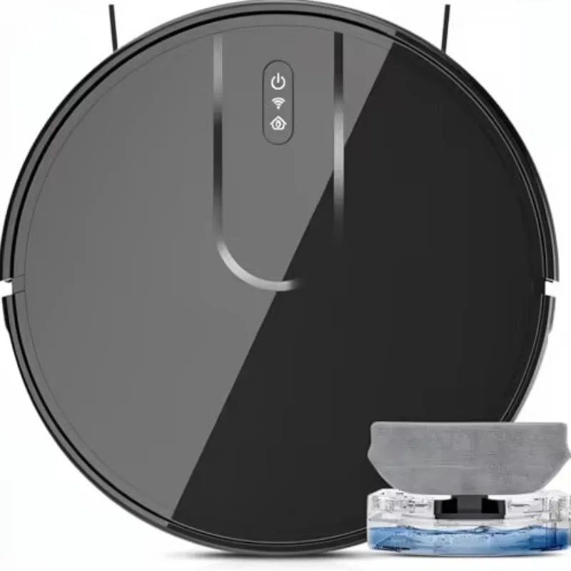 Robot Vacuum Cleaner Mop Combo 4000Pa Suction Customizable Cleaning Settings Self-Charging Robotic Vacuum Advanced