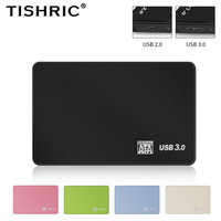 TISHRIC External Hard Drive Enclosure HDD Case for Hard Disk 2.5Inch External Case SATA to USB3.0 for Gaming PC Laptop PS5 PS4