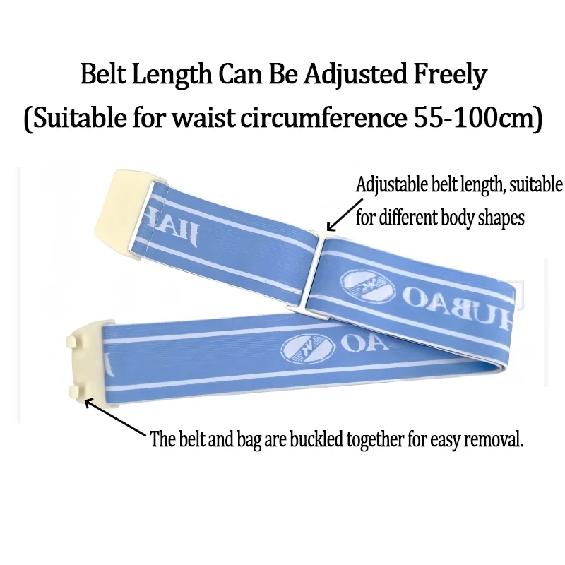 Adjustable Belt Type Ostomy Bag Artificial Silicone Ring Disposable Drainable Urostomy Bag