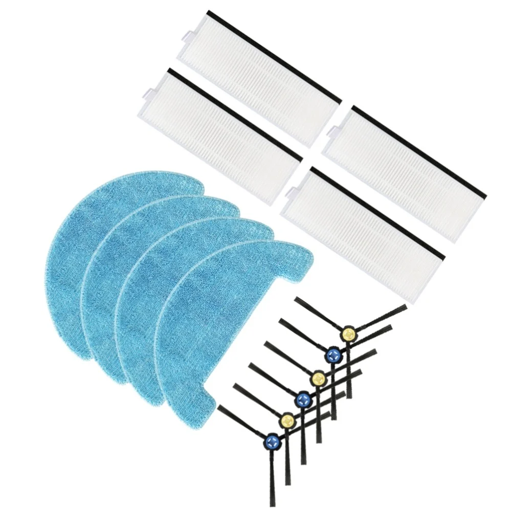 Side Brush Hepa Filter Mop Cloths Spare Parts For Amibot Animal For Premium H2O/Connect X782 X810 Robot Vacuum Cleaner