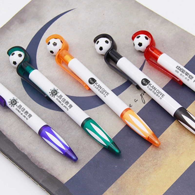 Retractable Ballpoint Pen Refillable Silicone Grip Pocket Clip for Kid