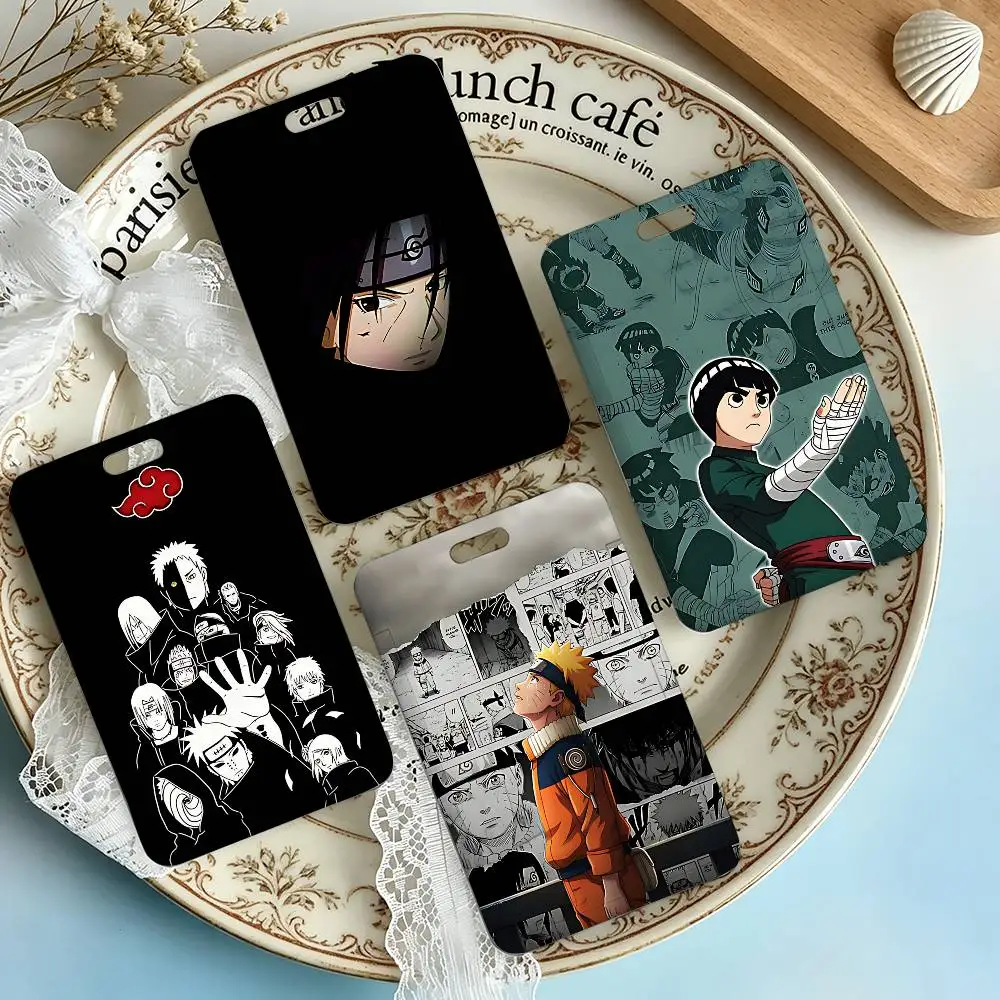 Classic-N-naruto-S Anime NFC Contactless Sliding Card Sleeve For Student Cards, Bus Cards, ID Cards, And Work Permits