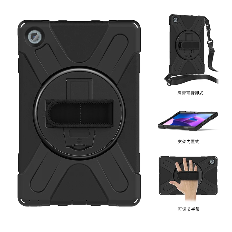 LFOIQN 360° Rotating Rugged Case For Lenovo Tab M10 Plus 3rd Gen 10.6 TB-125FU TB128FU Xiaoxin Pad 2022 10.6