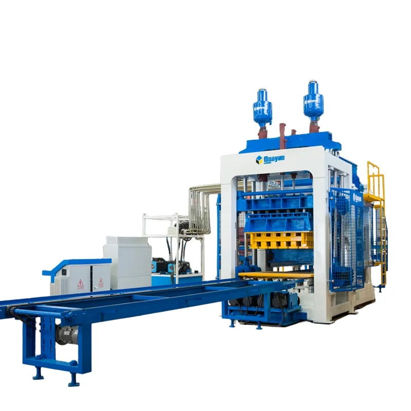 QT8-15 Paver Brick Machine Hollow And Paving Block Making Machine Clay Concrete Brick Maker With Mold Core Components