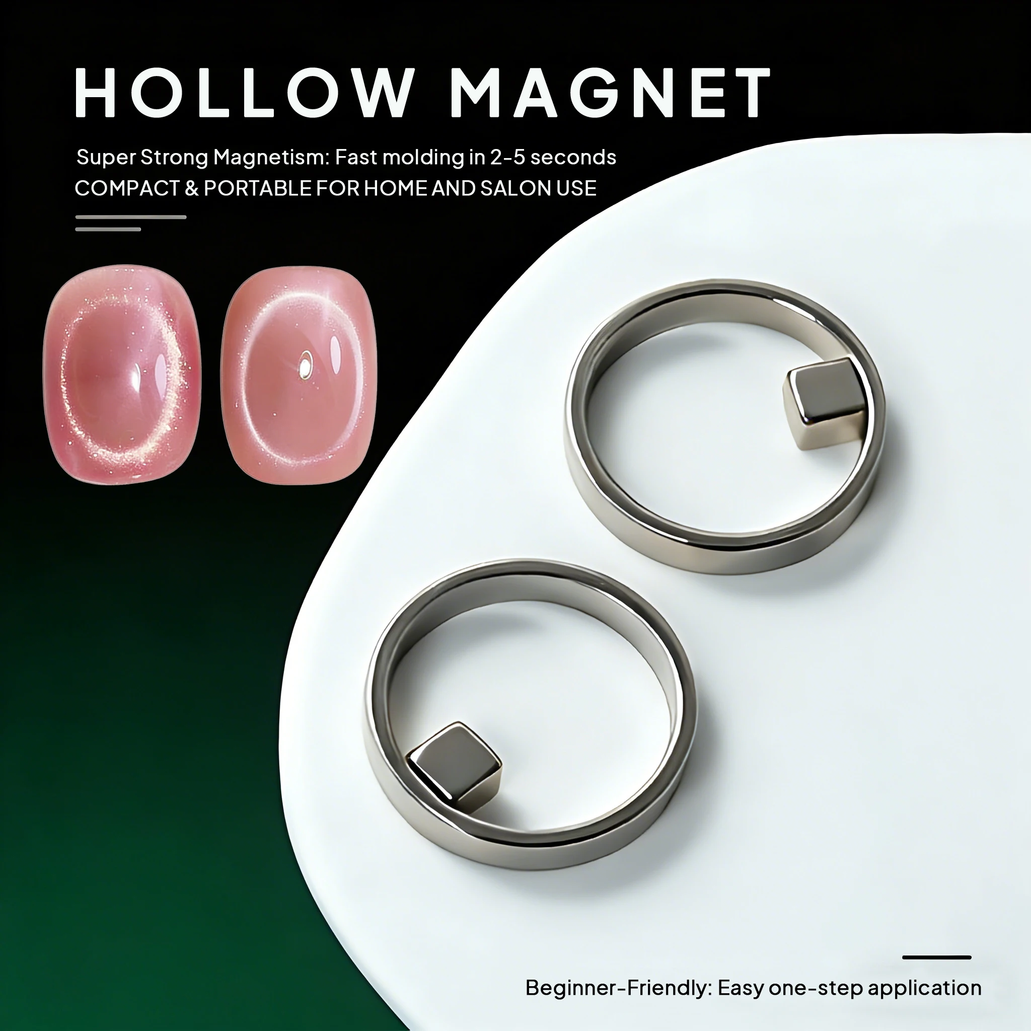 

Hollow Cat Eye Magnet For Nails Strong Magnetic Nail Art Tool Create Stunning Circle Cat Eye Effect Beginner Friendly DIY 1Pc