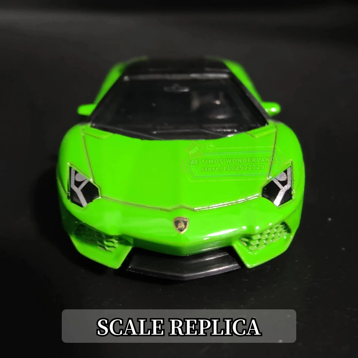 1/64 Lamborghini Aventador Roadster Replica Scale Car Model Miniature Art Diecast Vehicle Ornament Kid Boy Xmas Gift Toy