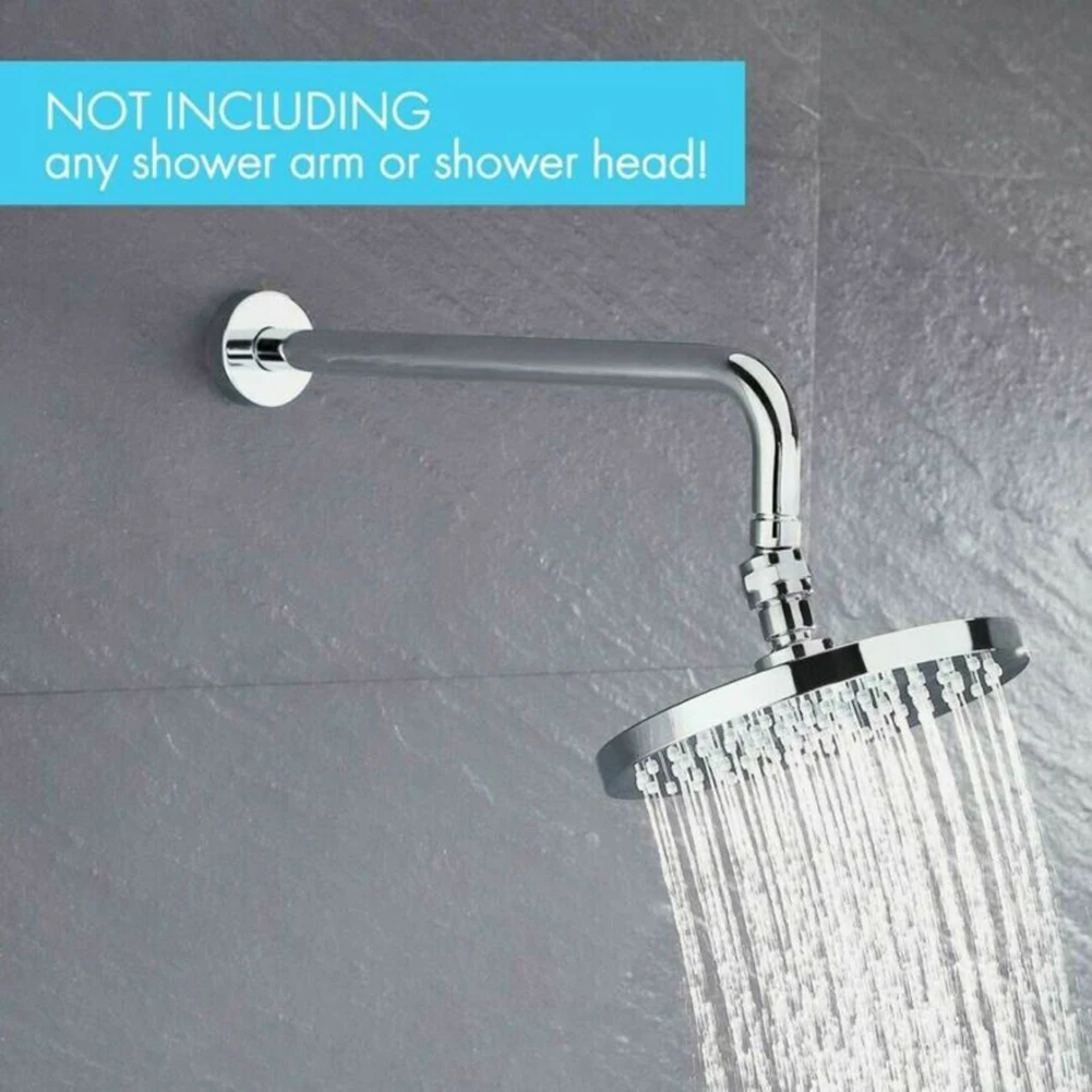 Accessory Shower Arm Head Replace Swivel Adapter Adjustable Angle Ball Brass Brushed Chrome Elements Parts Suitable