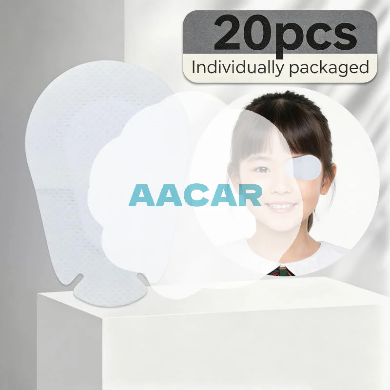 20Pcs Postoperative Sterile Adhesive Light Blocking Eye Pad  Eye Patches Eyesight Protection Amblyopia Correction Patches