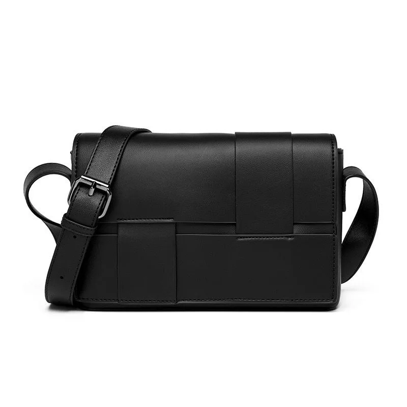 New Fashionable Men's Single-shoulder Bag, Large-capacity Simple Crossbody Bag, Multi-functional Horizontal Messenger Bag