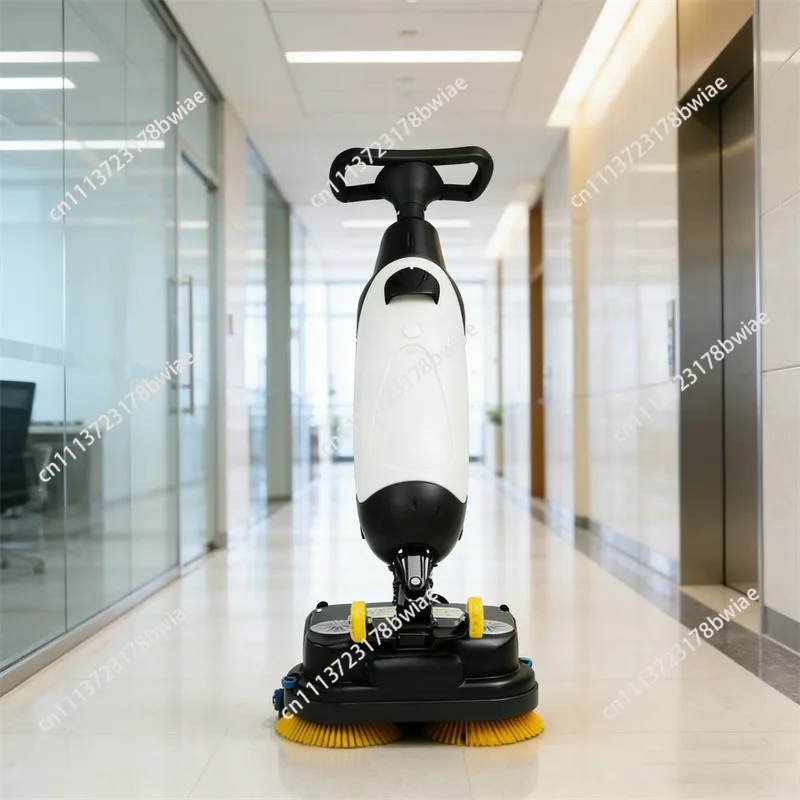 Cordless Automatic Floor Scrubber Battery Powerful Wet and Dry Cleaning Cleaner Mop Household Industry Sweeper Cleaner