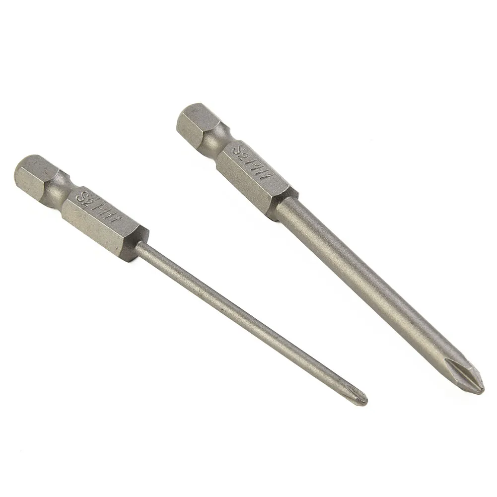 High Quality Screwdriver Bit Screwdriver Set 1/4 Inch Hex Shank 75mm PH0 PH1 PH2 For Electric Screwdriver Drill