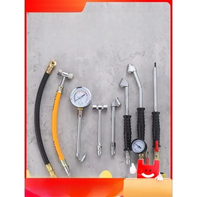 

Popu For Air Tyre Pressure Inflator Gauge Valved Compressor Car Van Bike Tire Inflador Neumatico Calibrador De Presion Auto Part