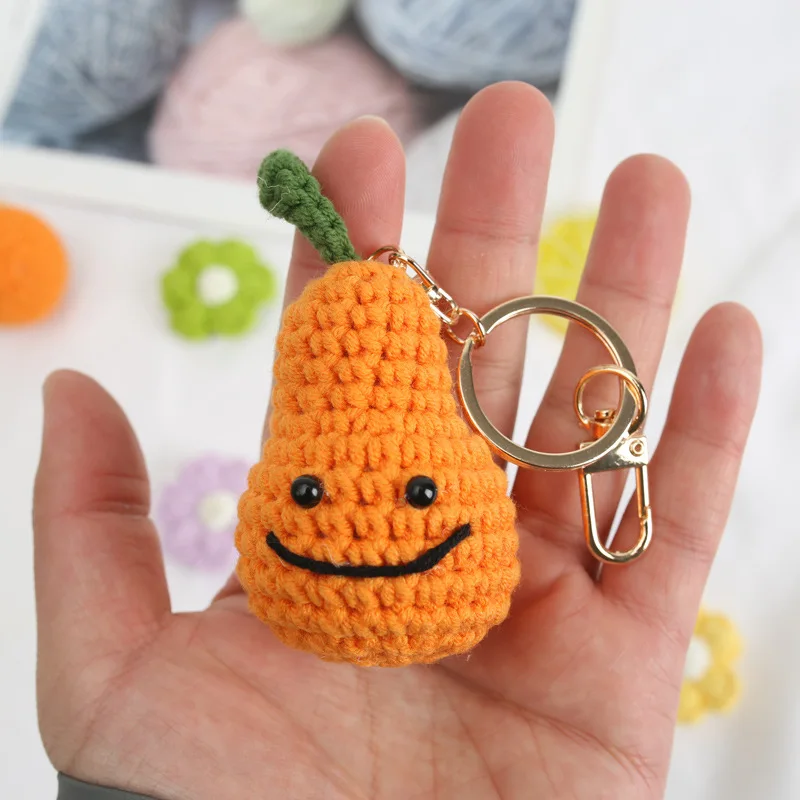 New Positive Energy Potato Hug Pocket Mini Handmade Plush Wool Knitting Doll with Card Funny Christams Gift Home Room Decoration 6