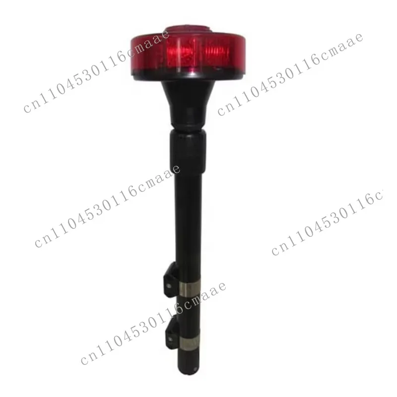 Rotating LED Light Bars for Motorcycle Rear Warning Pole Beacon