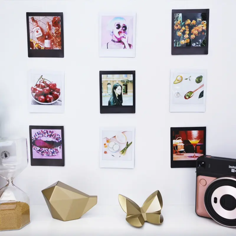 ورق صور Fujifilm Instax SQUARE أبيض/قوس قزح/أسود وأبيض لكاميرا Fuji Instax SQ6 SQ10 SQ20 هايبرد الفورية مشاركة SP-3 - 6