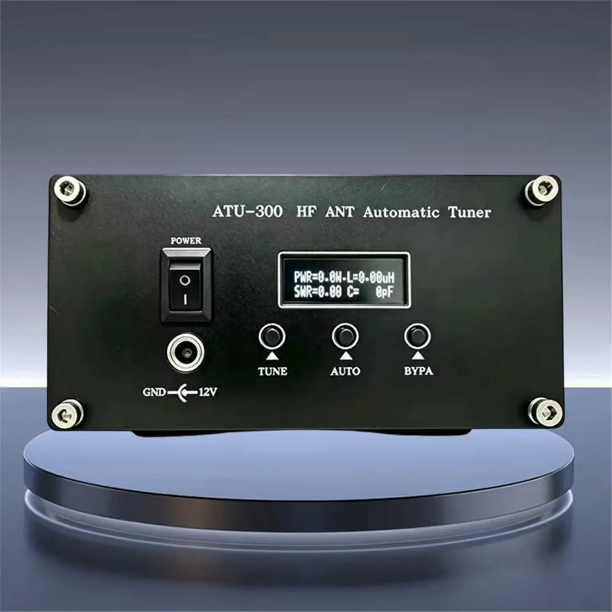 11·11COUPON ATU-300W 1.8-54MHz Shortwave Automatic Antenna Tuner 0.91-Inch OLED Screen Impedance Matching Unit SWR LC