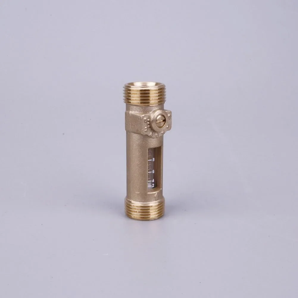 Brass For HVAC DN25 flow control valve with visual flow meter and adjustable balancing ball valve for water circuits