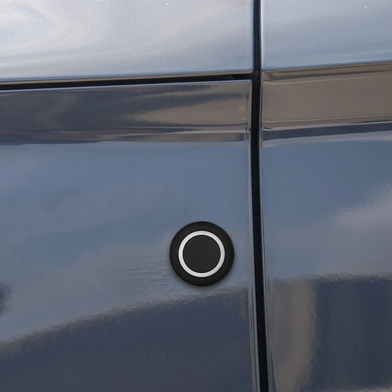 10Pcs Black Car Door Edge Guard Rubber Peel-and-Stick Protector for Bumper Sill Anti-Collision Scratch Prevention All Car Models