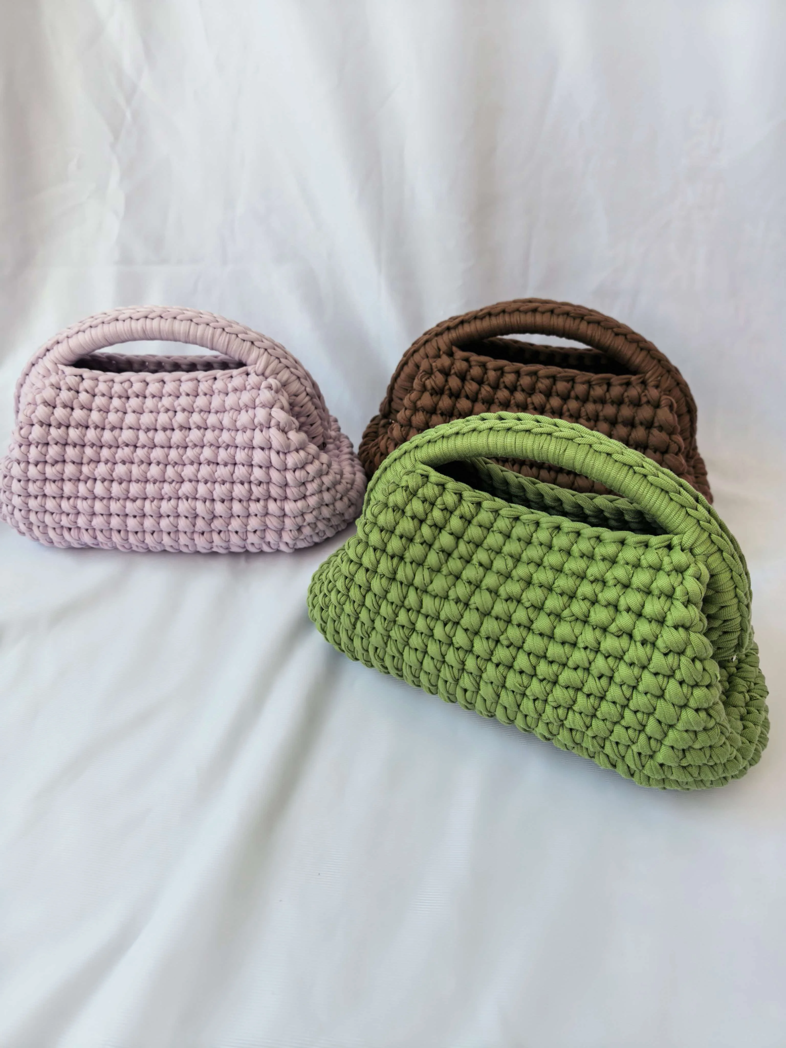 Handgestrickte Modische Clutch-Tasche für Damen, Makronen-Bonbonfarbene Gestreifte Leinen-Webe-Umhängetasche – Detail 10