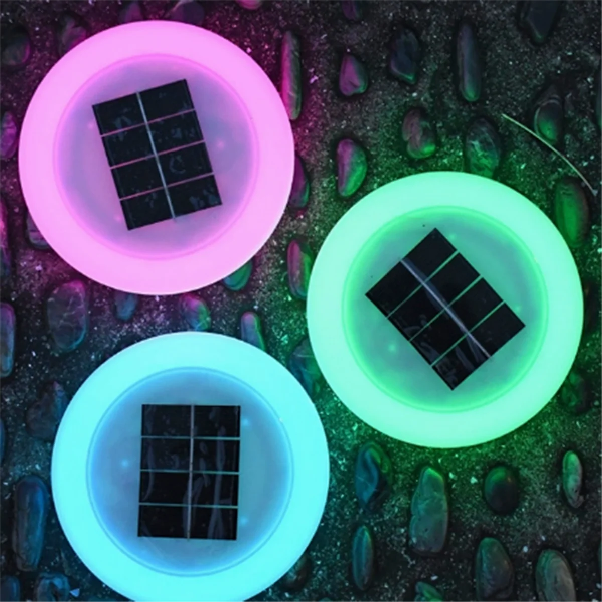 SEMOIC Solar Pool Lights Ip68 Waterproof Pool Lights Outdoor Swimming Pool Light Outdoor Glow Pool Lights That Float Outdoor