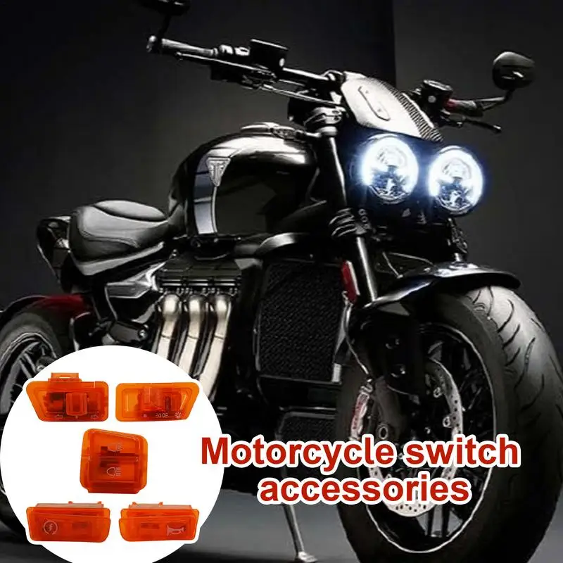 Motorcycle Headlight Switch Light Toggle Switch For Handlebar Reusable Scooter Motorcycle Blinker Switch Motorcycle Accessories