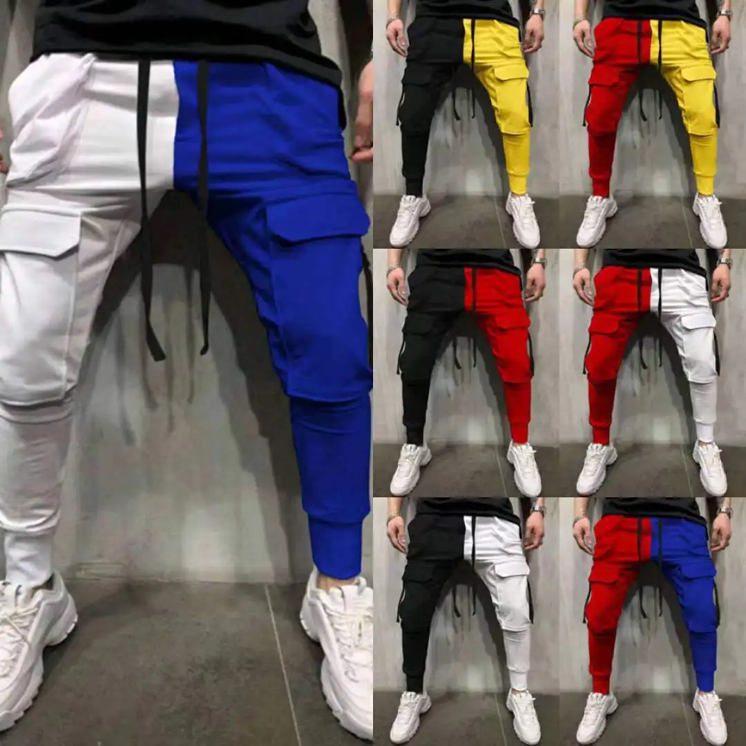 Pantalones informales para Hombre, ropa de calle con estampado de moda, estilo Hip Hop, K107