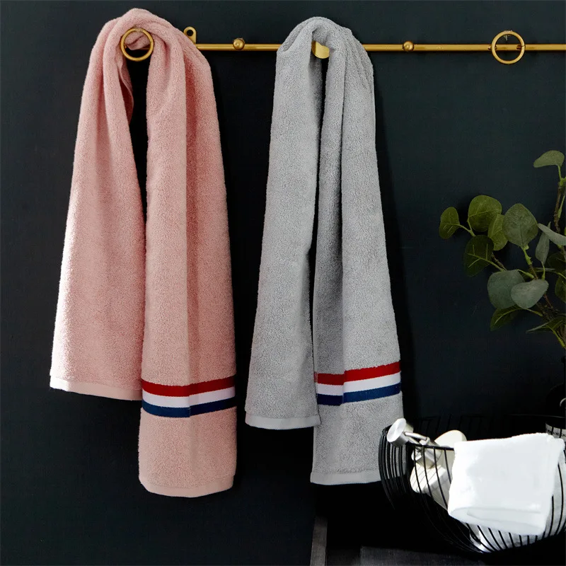 

2025 new men's and women's fitness quick-drying sports towel pink gray pure cotton moisture-absorbing quick-drying multi-purpose