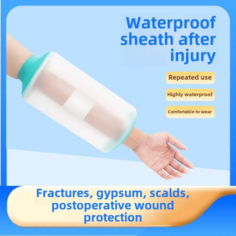 Waterproof Cast Protector Bone Broken Arm Leg Shower Cover Post-Surgery Post-fracture Sleeve Fracture Wound Bathing Accessories