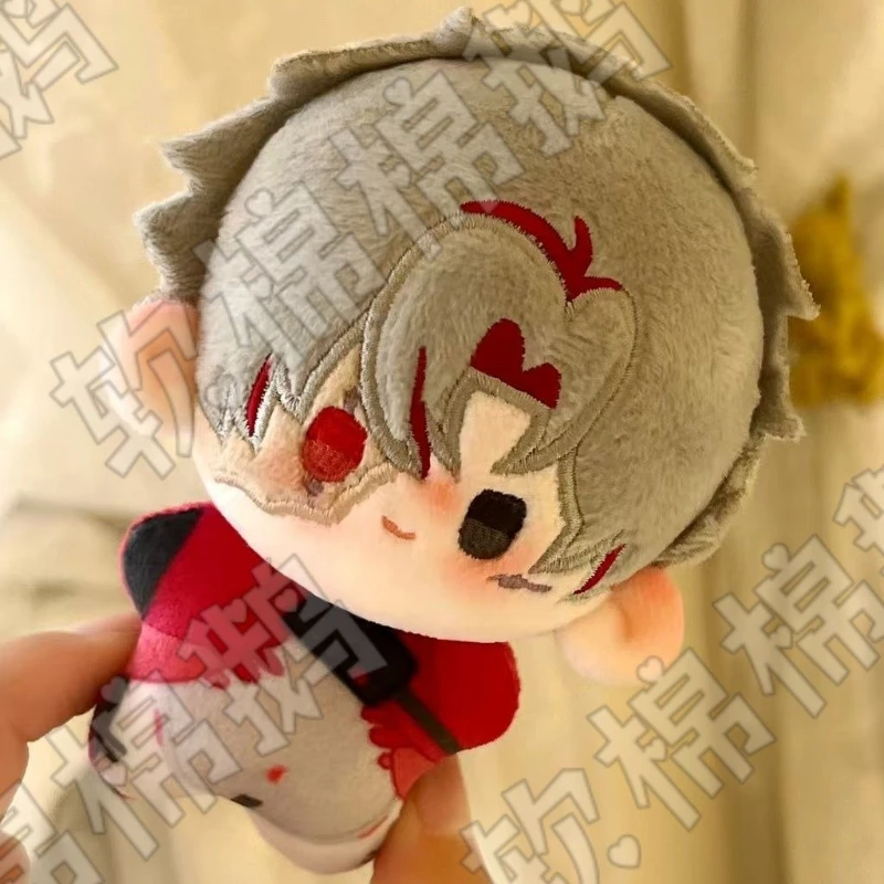 10cm Anime juego Wuthering Waves cicatriz Kawaii Cosplay muñeca de algodón estrella de mar cuerpo Mini peluches suaves llavero figuras de juguete regalo para seguidores