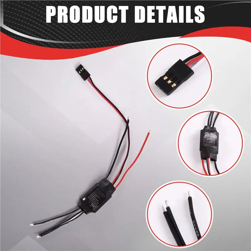 Best-RC Drone Brushless ESC 15A Blheli Electric Speed Controller For Quadcopter Aircraft Models Fixed Wing Multi-Axis FPV