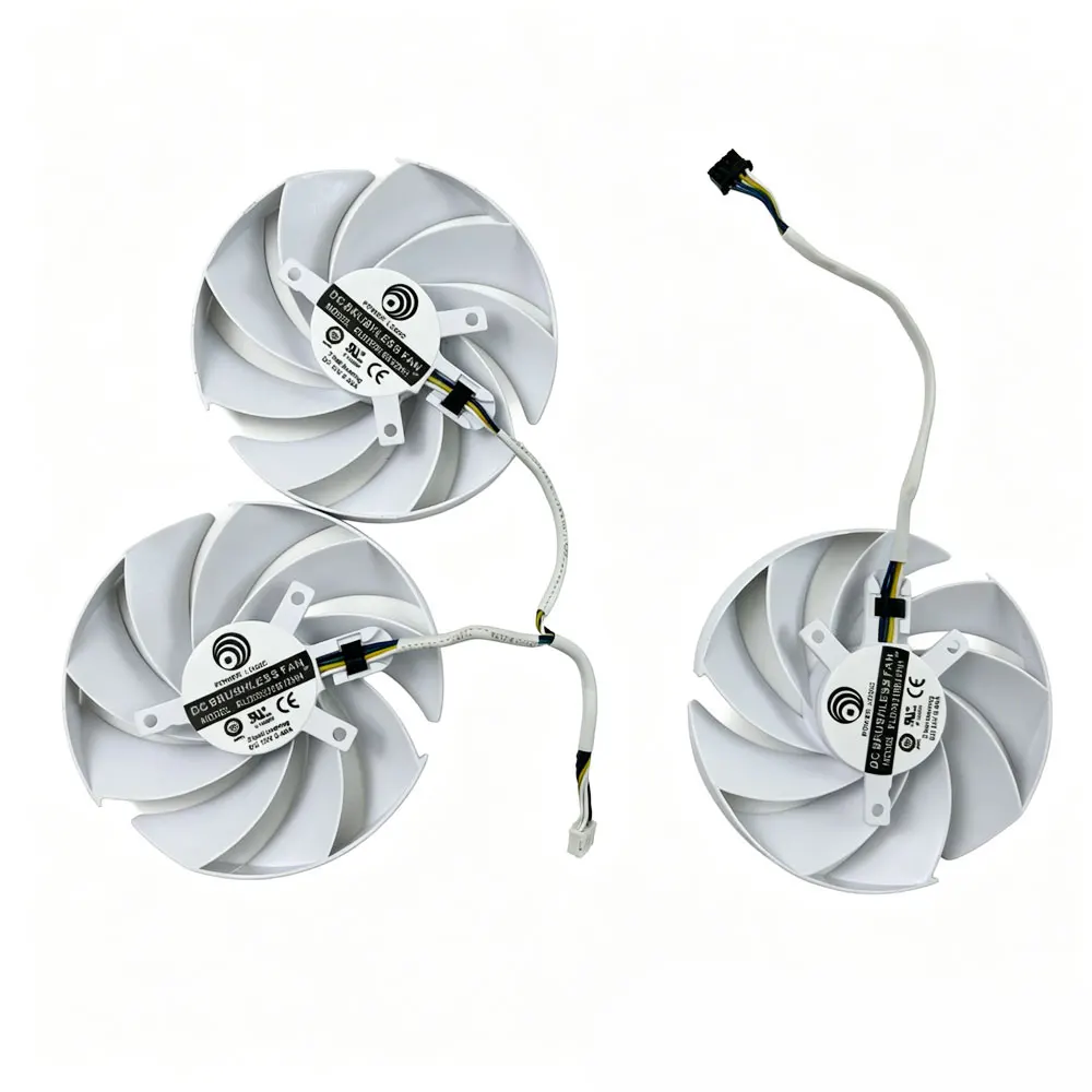 NEW Cooling Fan 90MM 4PIN PLD09210B12HH 0.4A For MSI GeForce RTX 4060 Ti GAMING X SLIM WHITE 16G video card fans