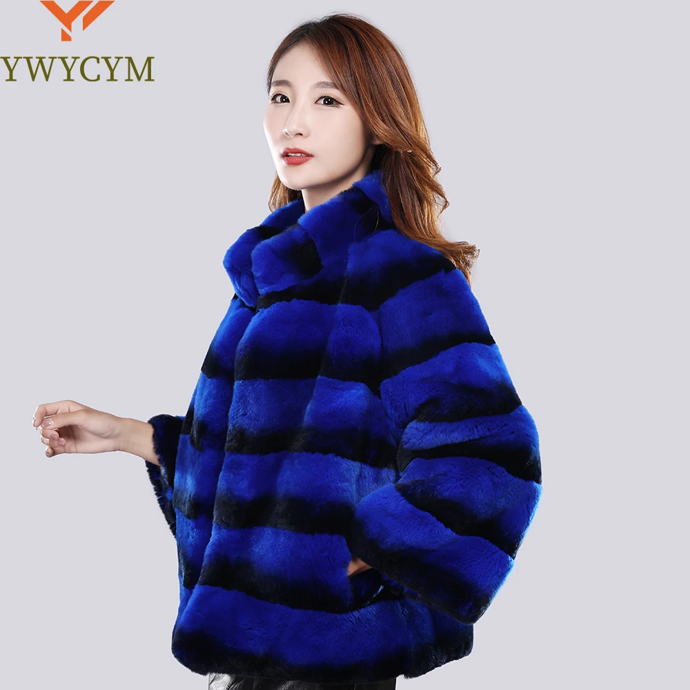 2025 New Style Luxury Women Winter Warm Real Fur Coat Real Rex Rabbit Fur Jackets Lady Genuine Natural Fur Short Jacket