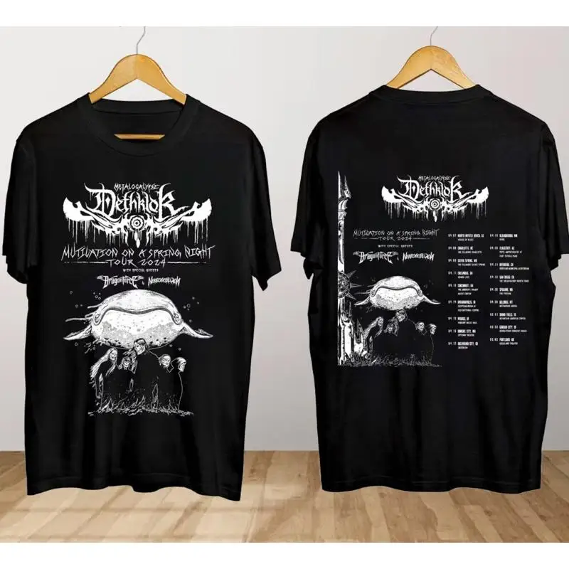 Dethklok Mutilation On A Spring Night 2024 Tour T Shirt All Sizes S To 5Xl