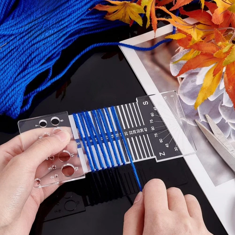 Acrylic Flat Ruler for Sewing Measurements Tailoring Quilting Pattern Drafting and DIY Fabric Projects with Fine Graduations