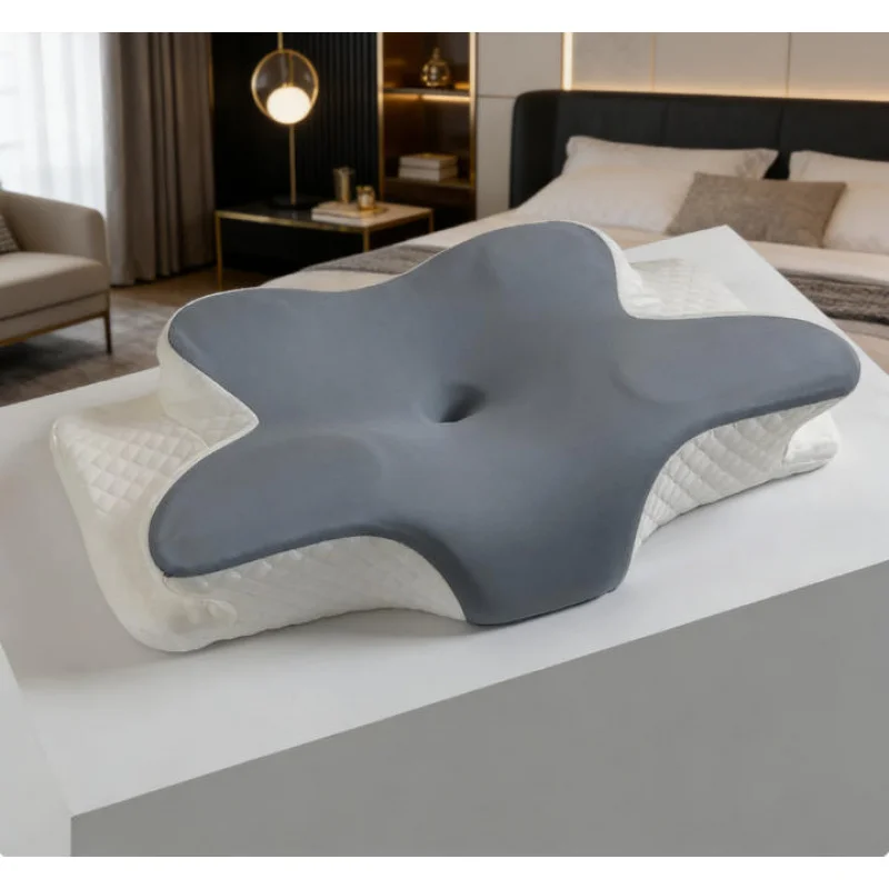 Schmetterlingsförmiges Sommer-Kühlkissen aus Memory-Schaum mit Langsamer Rückfederung für Seiten- und Rückenschläfer