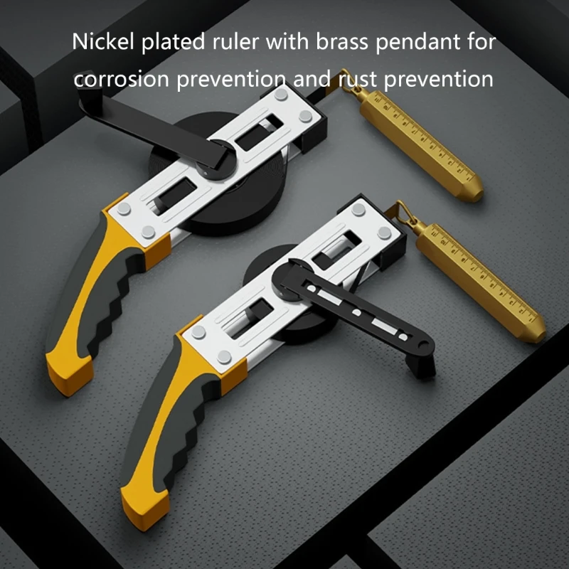 Medição Régua com Explosionproof Brass PlumbBob, fita métrica, borracha Handle, 517A
