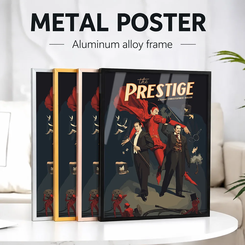 The Prestige Movie Metal Poster With Aluminum Alloy Frame Personalized Photo Modern Visual Style Wall Art For Bedroom Fan Gift