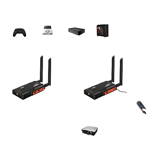 200 Meters Wireless High Definition Multimedia Video Transmitter Receiver Display Adapter