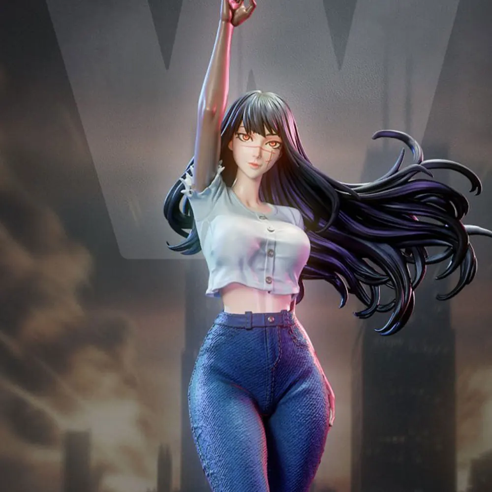 1/24 75mm  NSFW Sexy Girl Resin Model Kits GK Miniature 3D Printed Gray Model Figurine DIY Doll Model Unassembled And Unpainted