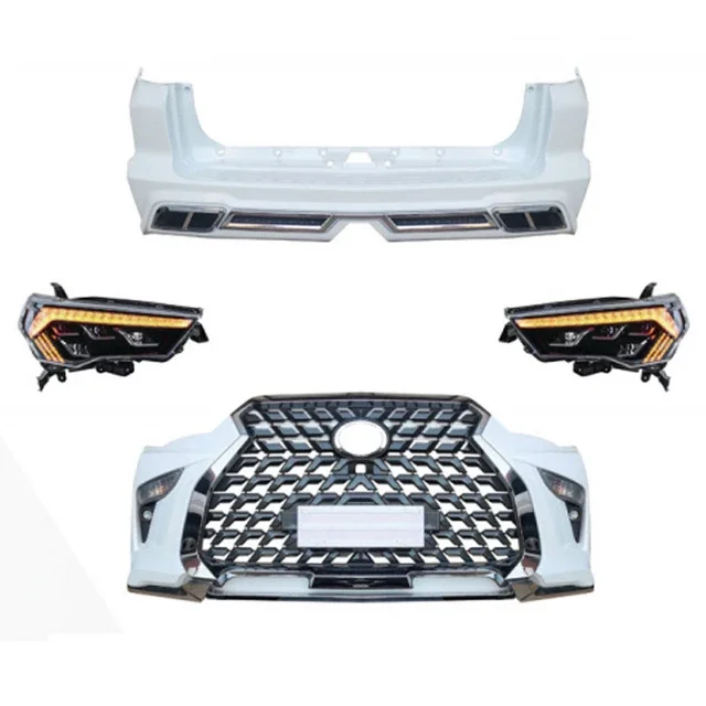 

Hot Sale Car Accessories Plastic 4 Runner 10-21 Body Kit Upgrade Lexus Style Convert Bumper