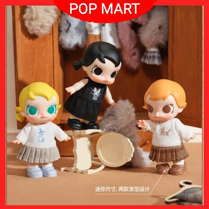 

Оригинальный Popmart Baby Molly Winter Fit Check Series слепая коробка плюшевая сумка очаровательный брелок модная игрушка украшение Рождественский подарок для детей