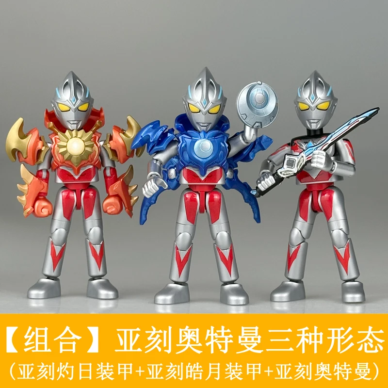 Originele Blokees Ultraman Bouwsteen Galaxy 13e Editie Blind Box Action Figure Anime Gemonteerd Speelgoed Verzamelmodel Cadeau