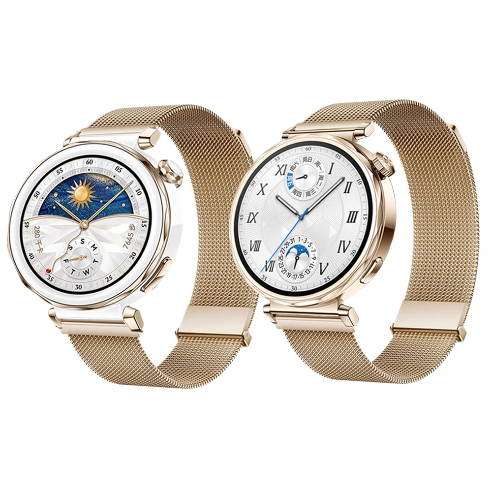 Cinturino milanese in metallo per Huawei Watch GT5 41mm Donna Uomo Cinturino magnetico regolabile in acciaio inossidabile per Huawei Watch GT5pro 42mm