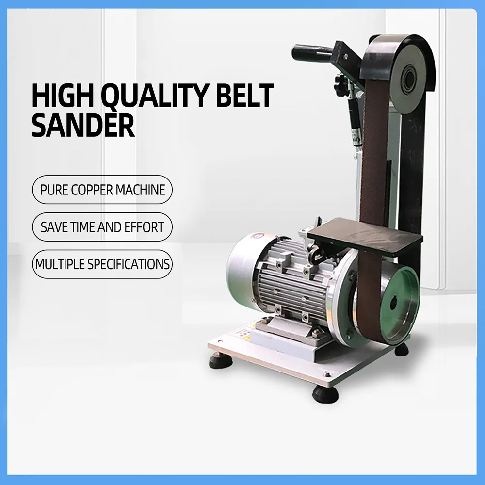 2.2kw 2800rpm Belt Sander Metal Grinding/Polisher Sanding Machine Hardware Sanding Belt Polishing Machine Rust Removal Sander